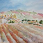 Aquarelle de Bedoin