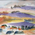 Aquarelle provencale