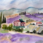 Aquarelle de Provence